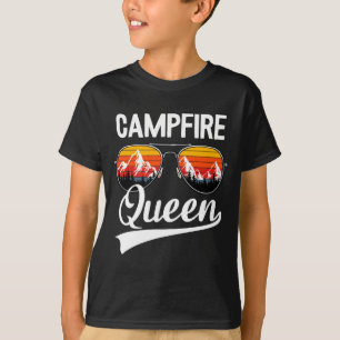Kampeerkoningin nicht kamp bemanning buiten kampee t-shirt