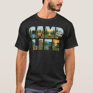 Kampeerleven camping T-shirt