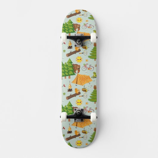 Kampeerpatroon Skateboard (Voorkant)