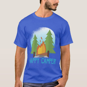 Kampeerplaats Camping Camper Caravan vriend T-shirt