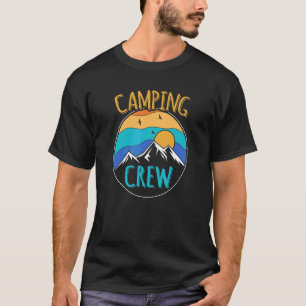 Kampeerploeg Kampeerreis Matching Kamper Groepskam T-shirt