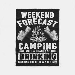 Kampeerpret Weekend Voorspelling Kamperen Met Kans Fleece Deken