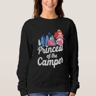Kampeerprinses Van De Camper Familie Tent Schattig Trui