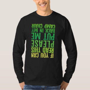 Kampeerstoel Drink T-shirt