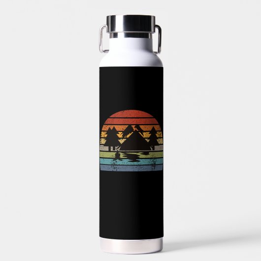 KampeerTent Retro Waterfles (Voorkant)
