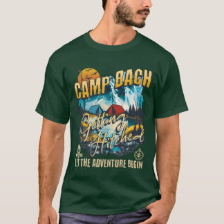 Kampeerterrein Bach wordt getrouwd Lit vrijgezelle T-shirt