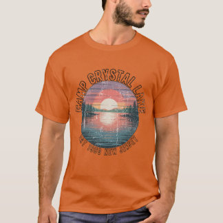 Kampeerterrein Crystal Lake T-shirt