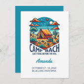 kampeerterrein kaart (Voorkant / Achterkant)