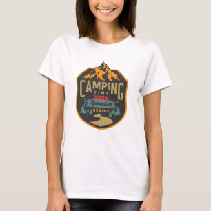 Kampeertijd Het avontuur begint T-shirt