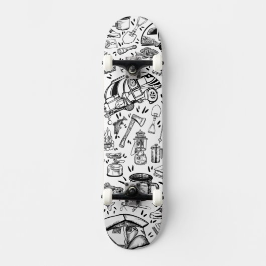 kampeertuig skateboard (Voorkant)