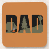 kampeervader bier onderzetter (Voorkant)