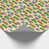 Kampeerwagens Cadeaupapier (Hoek)