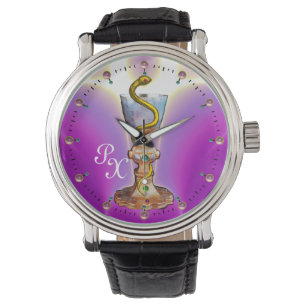 KAMPEN VAN HYGEIA MONOGRAM Medicine, Farmacie, Roz Horloge