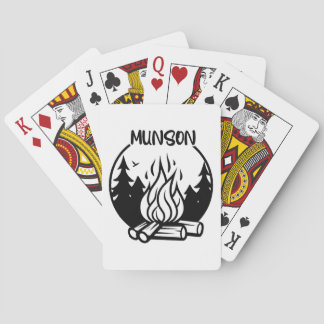 Kamperen bij Munson Pokerkaarten