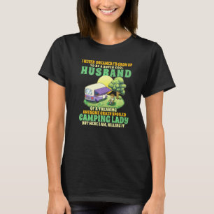 Kamperen Camper Echtgenoot Grappen Sarcastische Hu T-shirt