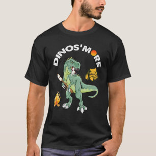 Kamperen Dinosaurus Kampvuur Dinos'more Kamp Smore T-shirt