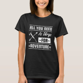 Kamperen en avontuur grappig t-shirt