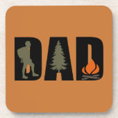 kamperen en wandelpap bier onderzetter (Voorkant)