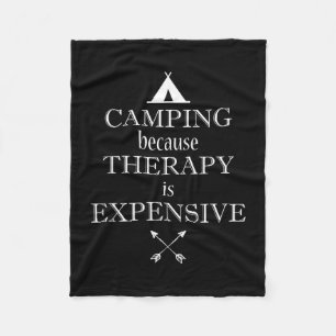 Kamperen fleece deken