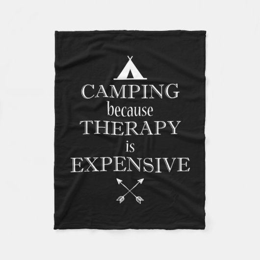 Kamperen fleece deken (Voorkant)