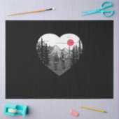 kamperen in bergbeklimmen natuur tissuepapier (Craft)