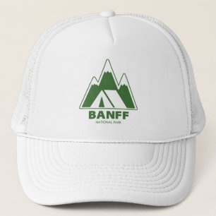 Kamperen in de bergen van Banff National Park Trucker Pet