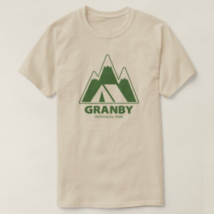Kamperen in Granby Provincial Park Mountains T-shirt