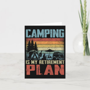 Kamperen is mijn pensioenplan gepensioneerde campe kaart