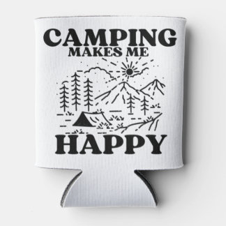 Kamperen maakt me blij blikjeskoeler