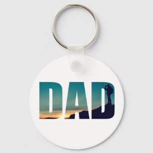 Kamperen papa sleutelhanger