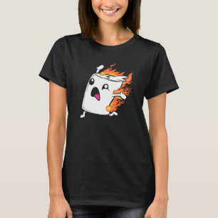 Kamperen Roosteren Marshmallow Smores Kamperen Kam T-shirt
