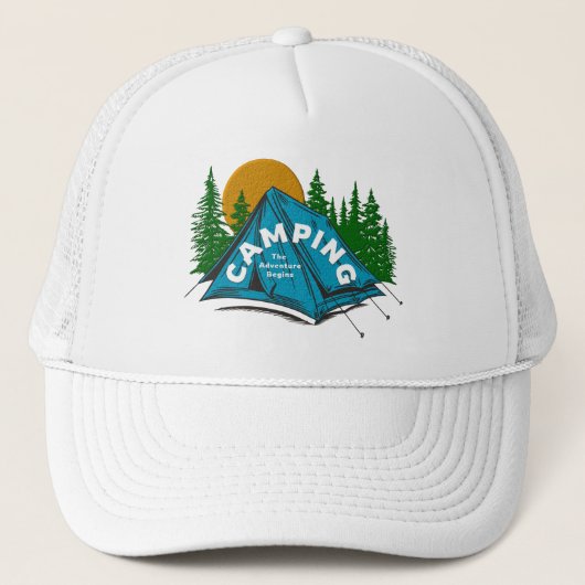 Kamperen Trucker Pet (Voorkant)