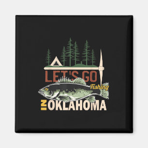 Kamperen Vissen In Oklahoma - Natuur Oklahoma Vis Magneet