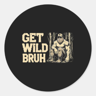 Kamperen Wandelen Klimmen Bigfoot Buitenleven Ga W Ronde Sticker