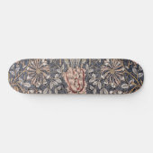 Kamperfoelieprint (van William Morris) Skateboard (Horizontaal)