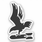 Kampfgeschwader 2 (1./KG 2) Insignia Square Stick Sticker (Voorkant)