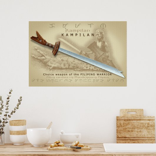 Kampilan Poster (Keuken)