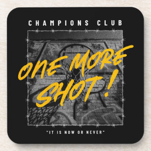 Kampioen club nog één schot bier onderzetter