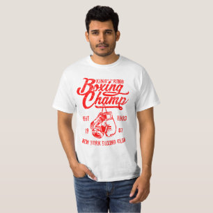 Kampioen: ontwerp voor boxing t-shirt