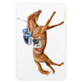 Kampioen Race Paard Premium Magnet Magneet (Verticaal)