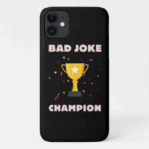 Kampioen slechte grappen iPhone 11 hoesje