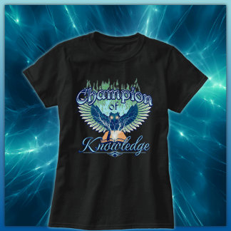 Kampioen van kennis t-shirt