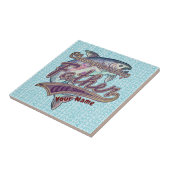 Kampioen Vist vader tegel Tegeltje (Zijkant)