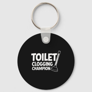 Kampioen Wereld Toilet Verstopping Sleutelhanger