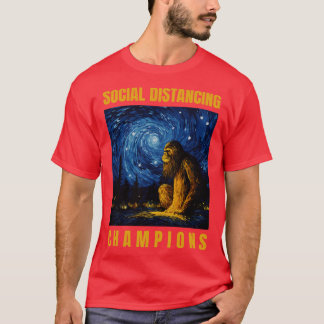 Kampioenen Sociale Afstand T-shirt