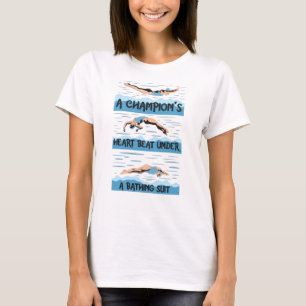 Kampioenzwemmer - Badpak T-shirt