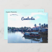 Kampot Cambodja Briefkaart (Voorkant / Achterkant)