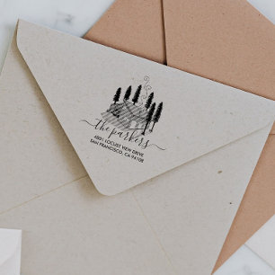 Kampthema Familienaam Onderschrift Retouradres Rubberstempel