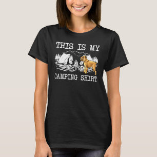 Kampvuur Brussels Griffon Hond Dit Is Mijn Kampere T-shirt