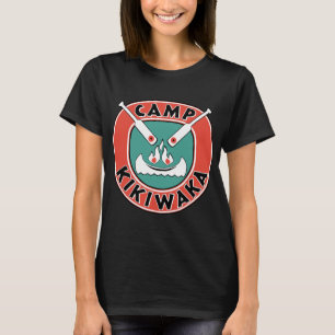 kampvuur kikiwaka achtergrond voor mannen kinder v t-shirt